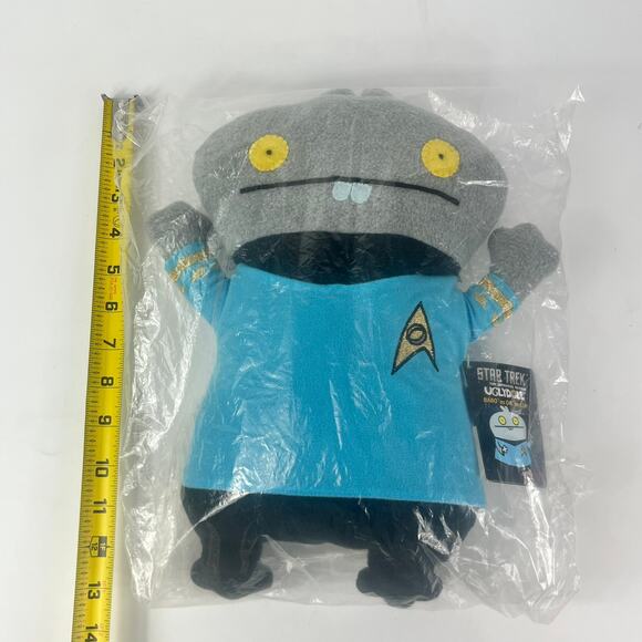 Gund Plush Uglydolls Star Trek Babo Dr McCoy Large 14" Stuffed Animal 2015 Tags - Picture 5 of 6
